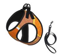 Lemons And Oranges Print Reflective No Choke Pet Vest Harness,Adjustable Soft Padded Dog Harness With Easy Control Handle