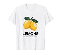 Lemons Picked At Peak Brightness Fresh Vintage Farmer Retro T-Shirt
