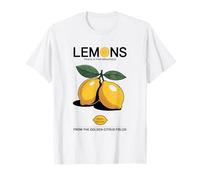Lemons Picked At Peak Brightness Fresh Vintage Farmer Retro T-Shirt