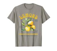 Lemons Picked At Peak Brightness Fresh Vintage Farmer Retro T-Shirt