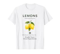 Lemons Picked At Peak Brightness Fresh Vintage Farmer Retro T-Shirt