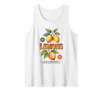 Lemons Picked At Peak Brightness Fresh Vintage Farmer Retro Tank Top