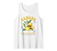 Lemons Picked At Peak Brightness Fresh Vintage Farmer Retro Tank Top