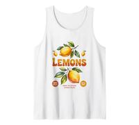 Lemons Picked At Peak Brightness Fresh Vintage Farmer Retro Tank Top
