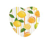 Lemons Stripes Background Hanging Car Air Fresheners 1Pcs Aromatherapy Tablets Automotive Fragrance Scented Card Decor Love form