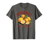 Lemons Yes Please Fruit Citrus Fresh Lover Summer T-Shirt