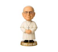 LEMONSODA Pope Leo XIV Bobblehead - 7 Inch Collectible Figure - Catholic Gift, Religious Decor, Funny Desk Accessory (Zucchetto)