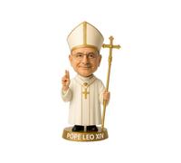 LEMONSODA Pope Leo XIV Bobblehead - 8 Inch Collectible Figure - Catholic Gift, Religious Decor, Funny Desk Accessory (Mitre)