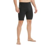 Lemorecn Men's 2mm Neoprene Wetsuit Shorts, Super Stretch Swim Shorts for Scuba Diving Surfing Swimming Snorkeling (UK1126-BLACKGRAY-XXL)