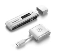 Lemorele 5G 50M Wireless HDMI Transmitter & Receiver, Support 8TX to 1RX, Wireless HDMI Transmitter FHD for Transmit Video from Laptop/PC to HDTV (HDMI TX&RX)