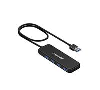 Lemorele Laptop Docking Station, 4-in-1 USB C Hub 5Ggbps USB C 3.0 | Slim & Portable USB Data Hub with 4 USB Type-A Ports for HP Laptops, ThinkPad, MacBook, Surface,Dell,Lenovo