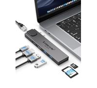 Lemorele MacBook Adapter, 7 in 2 USB C Hub with Thunderbolt 3, Gigabit Ethernet, 4K@60Hz HDMI, 2 USB 3.0, SD/TF, MacBook Accessories USB Adapter for MacBook Pro M1 2020-2016,MacBook Air 2020 2019 2018