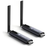 Lemorele Wireless HDMI Transmitter and Receiver, Support Wireless Receiving APP TuTuPlay 5G 656ft 1080P HD,for Streaming Video&Audio to HDTV/Projector/Tablet/Mobile(1TX and 1RX)