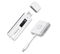Lemorele Wireless HDMI Transmitter and Receiver Supports 8 TXS to 1 RX,Wireless HDMI Extender 2.4/5G 1080P@60Hz Full HD for Streaming Video&Audio from Laptop,Camera to HDTV (TX with Type C Port)