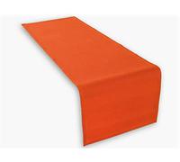 Lemos Home 1 x table runner 45x150 cm in orange (17,71 x 59,05 inch) 100% cotton 285 gr/qm