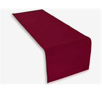 Lemos Home Cotton Table Runner 45 x 150 mm, Wine red, 45x150 cm