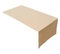 Lemos Home Table Runner Table Linen 100% Cotton Collection Concept Choice of Colours and Sizes (Table Runner - 45 x 120 cm, Camel)