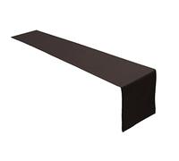 Lemos Home Table Runner Table Linen Made from 100% Cotton Collection Concept, Choice of Colours and Sizes (Table Runner - 40 x 250 cm, Chocolate)