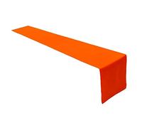 Lemos Home Table Runner, Table Linen Made from 100% Cotton, Concept Collection, Choice of Colours and Sizes (Table Runner - 40 x 250 cm, Orange)