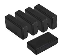 LeMotech 5 x Black ABS Plastic Junction Box for Electrical Projects 50mm x 28mm x 15mm