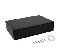 LeMotech Electrical Box ABS Plastic Project Box IP65 Waterproof Junction Box Project Case Universal Enclosure for Electronics Black 10.3X 7.1x 2.3 inch (263x182x60mm)（Pack of 1