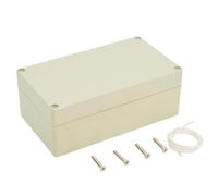 LeMotech IP65 Junction Box Made of ABS Plastic, Waterproof and Dustproof, Universal Electric Housing for Indoor/Outdoor Use (158 x 90 x 60 mm), Light Grey