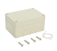LeMotech IP65 Junction Box Made of ABS Plastic, Waterproof and Dustproof, Universal Electric Housing for Indoor/Outdoor Use (100 x 68 x 50 mm), Light Grey