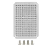 LeMotech Mounting Plate for Junction Box, ABS Plastic Internal Panel w/Screws for Installation on Electrical Box with Latches 12.2"x8.27"