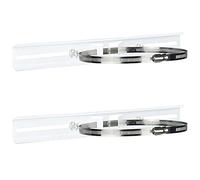 LeMotech Pole Mounting Kits, Stainless Steel 400mm Brackets with Adjustable 50-200mm Clamp for Outdoor Junction Box, Waterproof Plastic Electrical Enclosure (15.75"x1.89" Bracket)