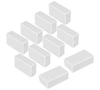 LeMotech Project Box 10 Pieces ABS Plastic Electrical Project Case Small Junction Box for Electronics White 2.83 x 1.65 x 0.91 inch (72x 42x 23 mm)