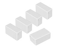 LeMotech Project Box 5 Pieces ABS Plastic Electrical Project Case Small Junction Box for Electronics White 2.40 x 1.41 x 0.98 inch (61 x 36 x 25 mm)