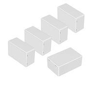 LeMotech Project Box 5 Pieces ABS Plastic Electrical Project Case Small Junction Box for Electronics White 2.75 x 1.77 x 1.14 inch (70 x 45 x 29 mm)