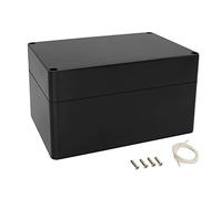 LeMotech Project Box ABS Plastic Distribution Box IP65 Waterproof Electrical Boxes Universal Housing Black Outer Size 160 x 110 x 90 mm (Pack of 1)