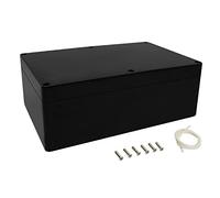LeMotech Project Box ABS Plastic Junction Box IP65 Waterproof Craft Box Electrical Boxes Universal Enclosure for Electronic Black 230x150x85mm (230x150x85mm) (Pack of 1