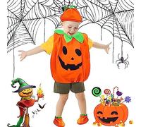 Lemotoy Pumpkin Costume,Pumpkin Costume with Hat,perfect gifts for the kids (L)
