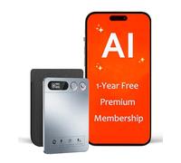 Lemovoz AI Voice Recorder Dictaphone Recorder w/Case, AI Transcribe & Summarize & Translation, APP Control, Support 152 Languages, 64GB Memory Digital Audio Recorder for Meetings, Calls, Gray