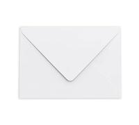Lempac Classic White V-Flap Envelopes for Business & Personal Mail 200 Pack - Elegant Design for Invitations, Events & Corporate Communications - 133m x 184mm