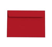 Lempac Dark Red Envelopes with Self-Adhesive Peel & Seal Strip 100 Pack - Professional 110gsm Quality Paper Mailers in Multiple Sizes - Elegant Coloured Mailing Solution for Home and Businesses- C5