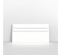 Lempac White Blue Opaque Business Envelopes with Self-Seal Flap 1000 Pack - 90gsm Recycled Paper Mailers in DL & C4 Sizes - Quality Office Stationery for Corporate & Commercial Use - DL with Window