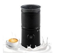 LEMROE Milk Frother Electric Milk Steamer, Automatic Milk Frothers Machine for Coffee, Hot Chocolates, Latte, Cappuccino, Cold/Hot Frothing and Milk Heating, 300ml 450W (Black)