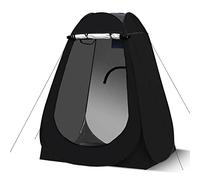 LEMROE Pop Up Tent Portable Privacy Shelter for Camping Shower 150CM Black