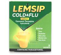 Lemsip Cold & Flu Lemon 5 Sachets