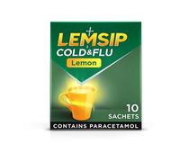 Lemsip Cold & Flu Lemon Flavours- 10 Sachets