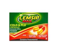 Lemsip Cold + Flu Max Strength Capsules (8)