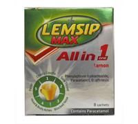 Lemsip Max All In 1 Lemon Paracetamol 1000mg (8 Sachets)