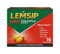 Lemsip Max Cold & Flu 16 Capsules