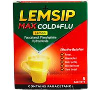 Lemsip Max Cold&Flu Lemon 5 Sachets