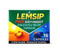Lemsip Max Day and Night Cold and Flu Relief Capsules - 2 x 8 Capsules