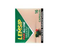Lemsip Maximum Strength 16 Capsules: Fast Relief For Congestion, Phlegm, Mucus, Chesty Cough With Paracetamol - Effective Cold & Flu Treatment