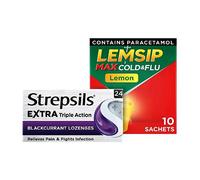 Lemsip & Strepsils Cold & Sore Throat Bundle